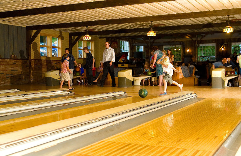 Bowling alley at Winter Clove Inn.