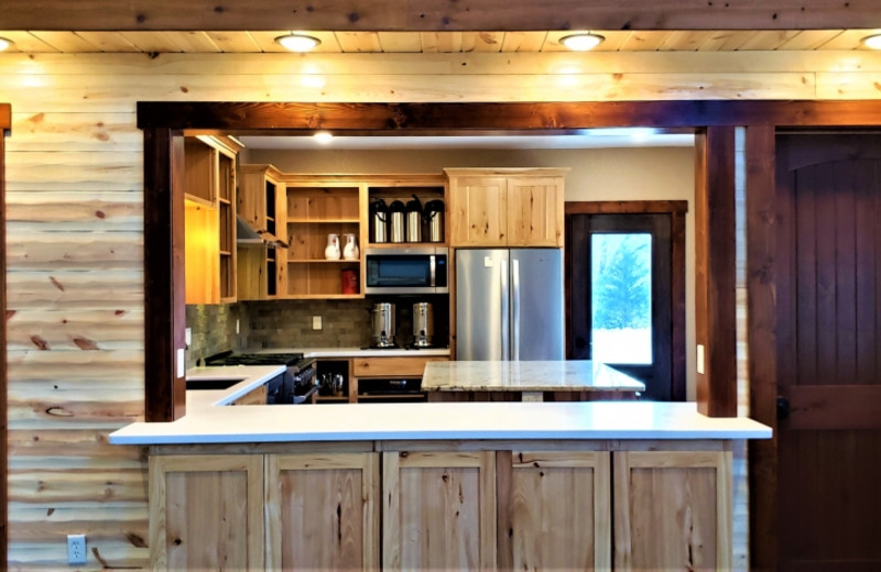 Rustic Hearth Event Center kitchen at at Cedar Valley Resort.