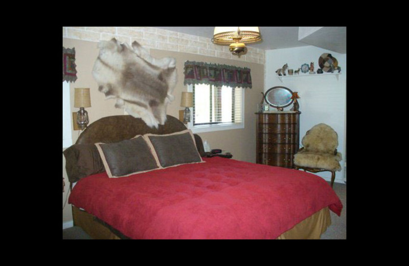 Guest room at Hidden Acres Bed & Breakfast.