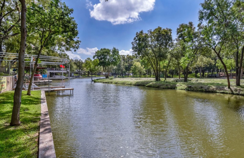 Rental dock at Burnet County Tourism.