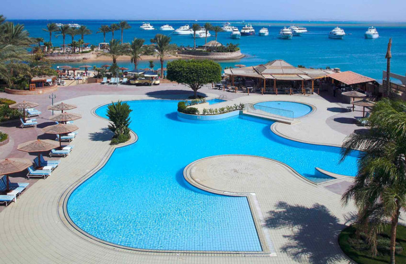 Outdoor pool at Hurghada Marriot Beach Resort.