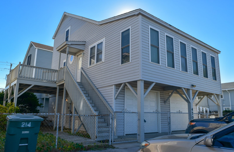 Rental exterior at Seaside Vacations.