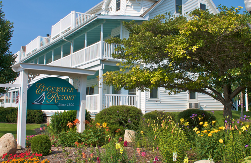 Exterior view of Edgewater Resort.