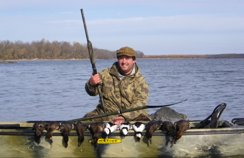 Duck hunting at Ballard's Black Island