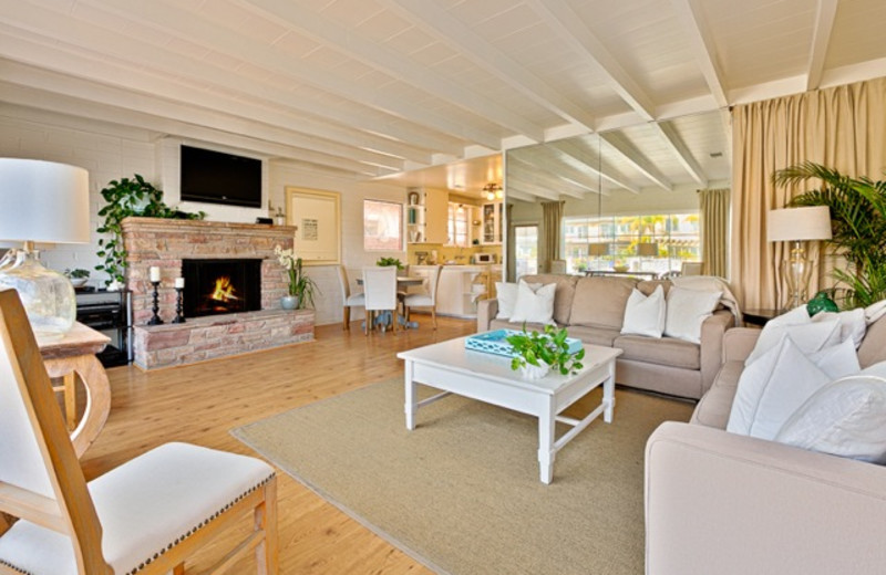 Rental living room at Seabreeze Vacation Rentals, LLC-Orange County.