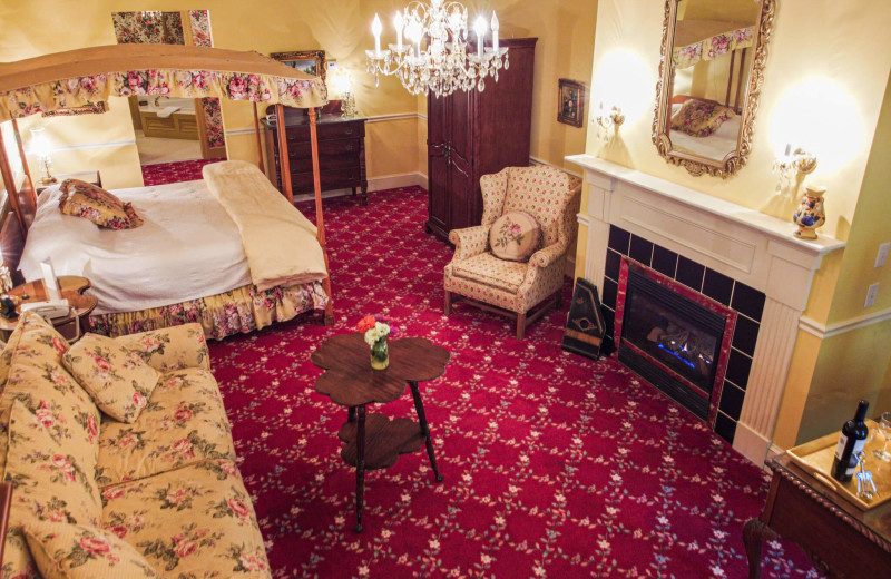 Guest room at The 1896 House.