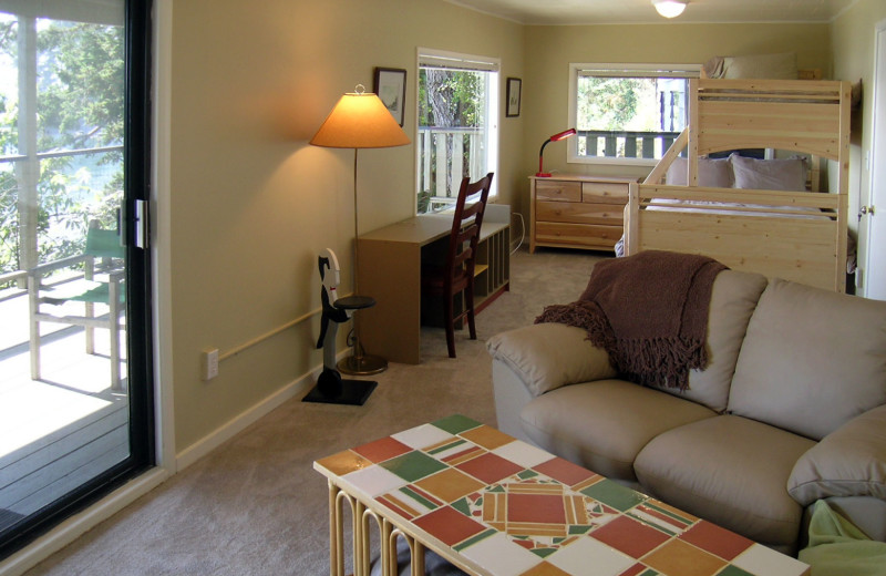 Rental bedroom at Island Vacation Homes.