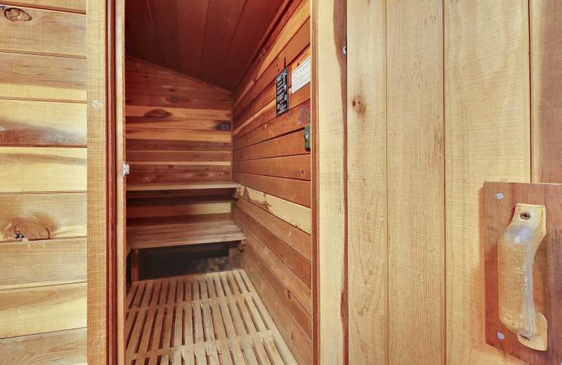Rental sauna at Mountain Resort Properties.