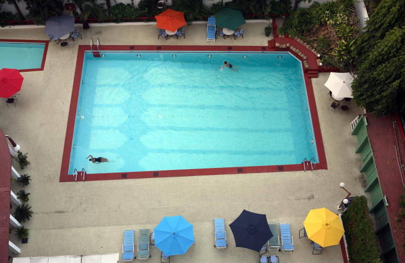 Outdoor pool at Ambassador Pallava.