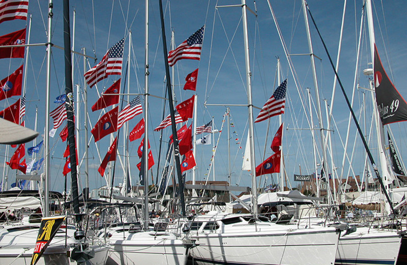 Sail boats at Mill Street Inn.
