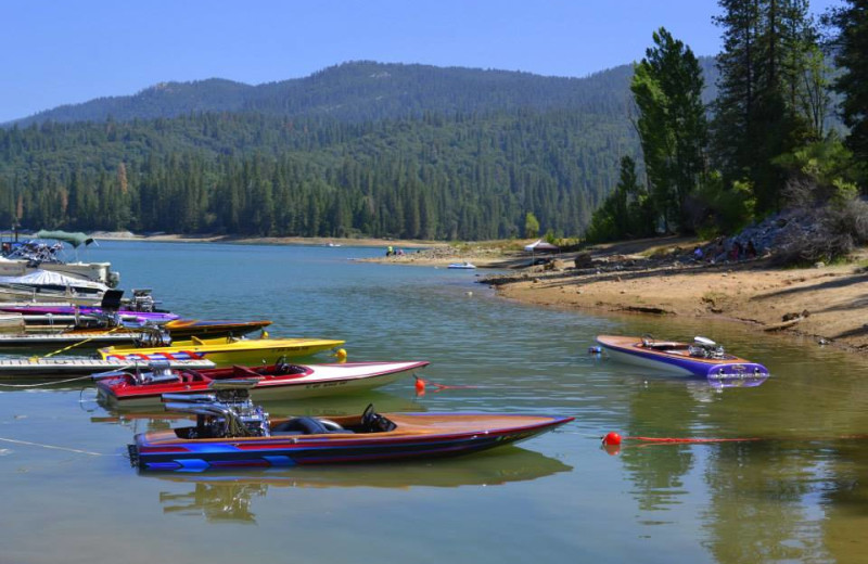 Boating at Miller's Landing Resort.