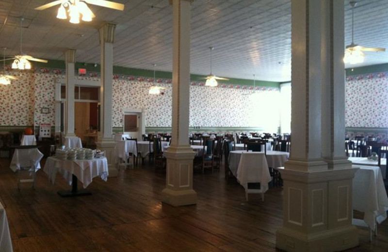 Hotel dining room at Chautauqua Institution.