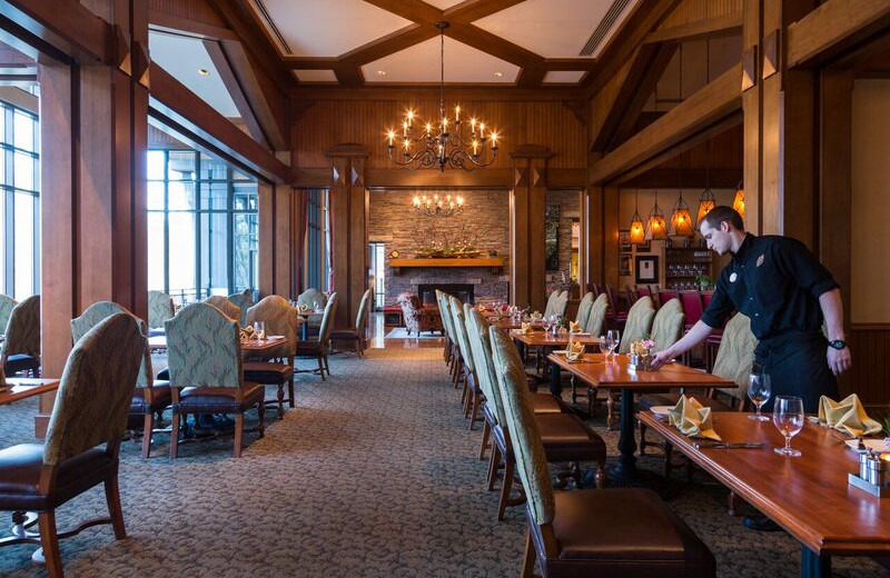 Dining at The Lodge at Woodloch.