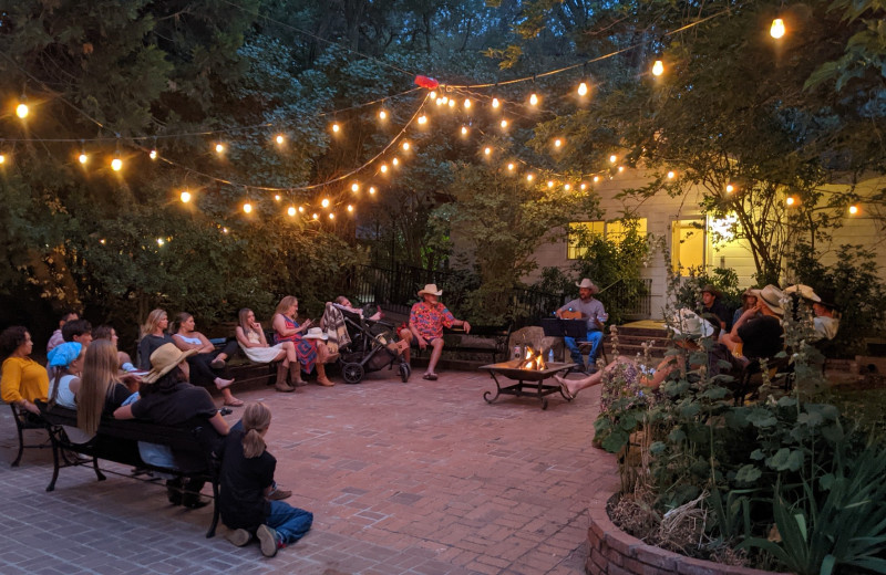 Patio at Rankin Ranch.