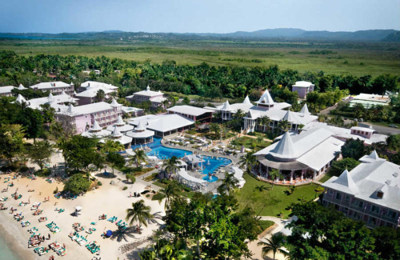 Aerial view of Hotel Riu Tropical Bay.