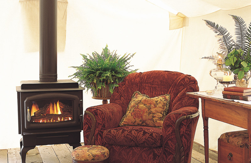 Interior view at Clayoquot Wilderness Resort.