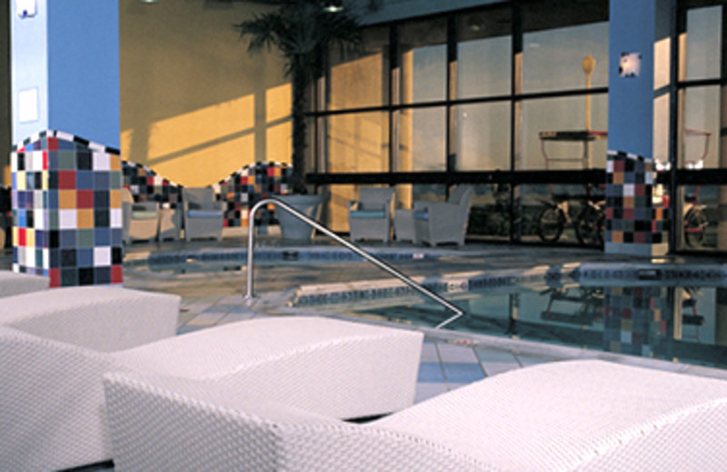 Pool and Hot Tub Area at Beach Quarters Resort