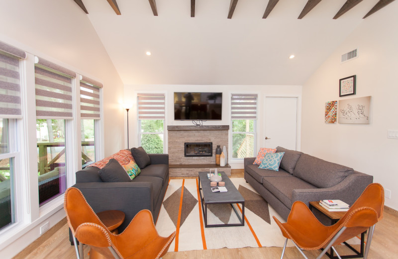 Cottage living room at Interlaken Resort & Conference Center.