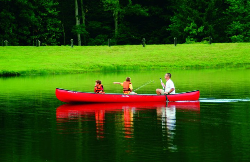 Canoeing Fun at The Resort at Glade Springs