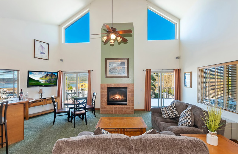 Guest room at Robinhood Resort.