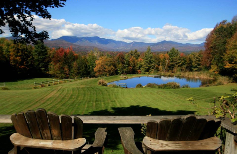 Porch view at Stowe Country Homes.