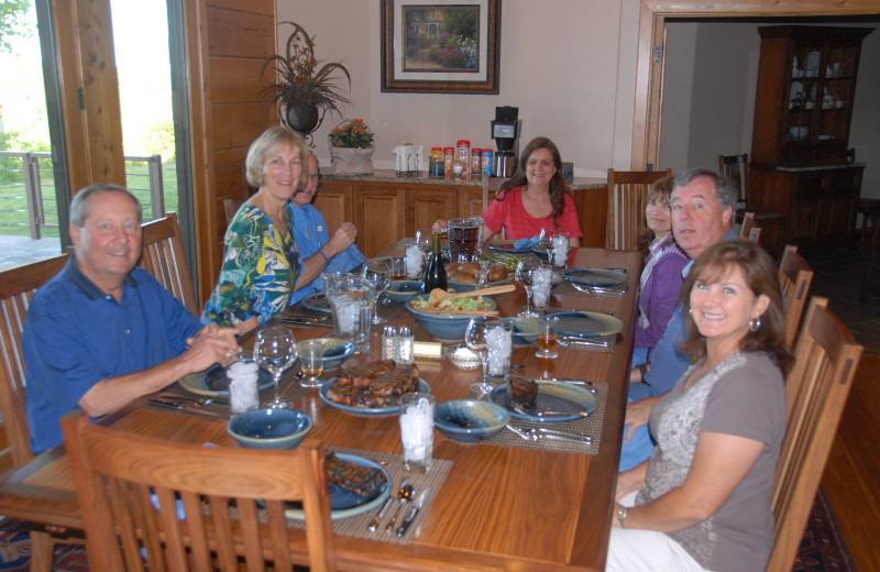 Family at The White River Inn.