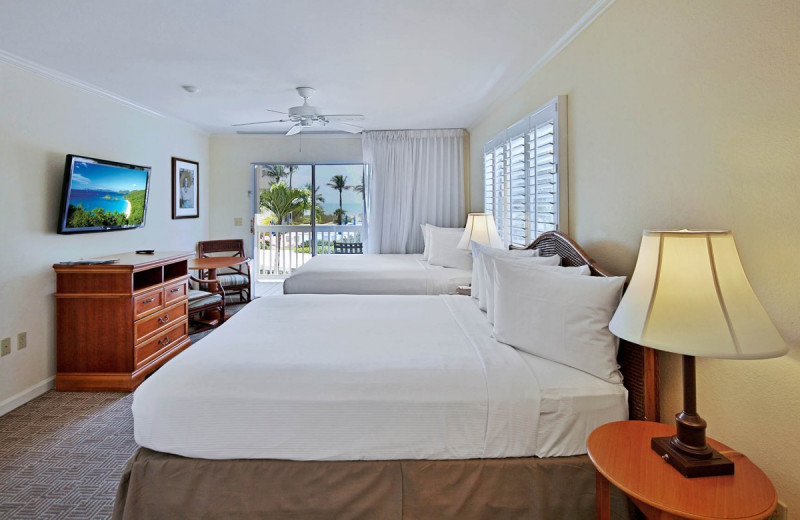 Guest room at Seaside Inn.