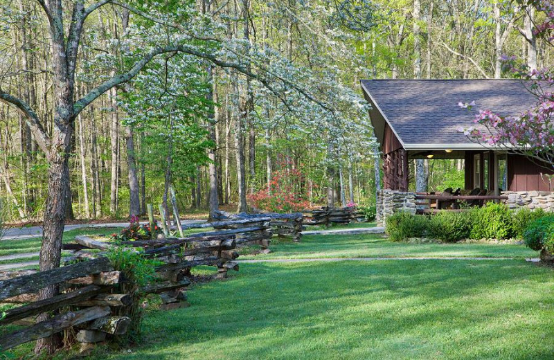 Exterior view of Caryonah Hunting Lodge.