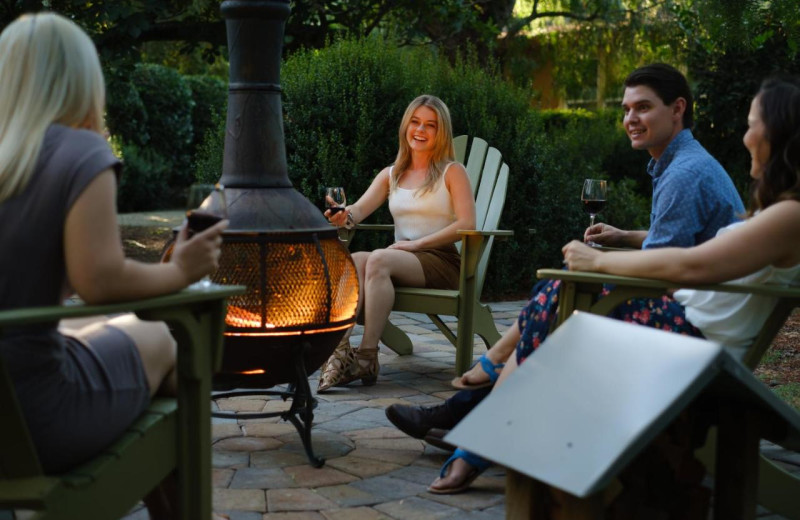 Patio at Cottages Of Napa Valley.