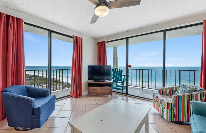 Rental living room at Bender Realty Vacation Rentals.