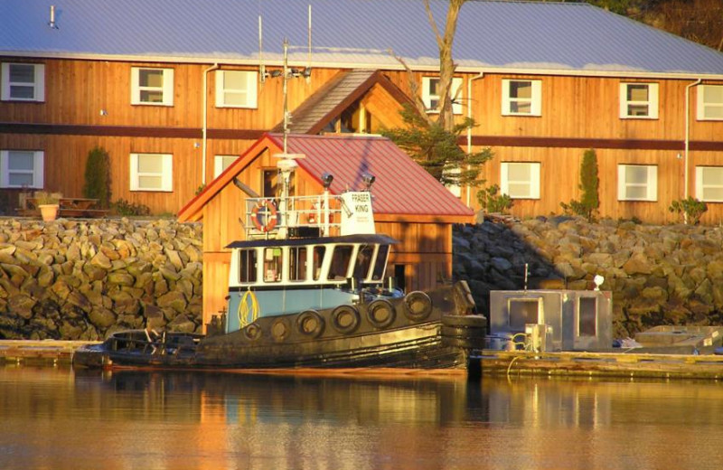 Exterior view of Shearwater Resort & Marina.