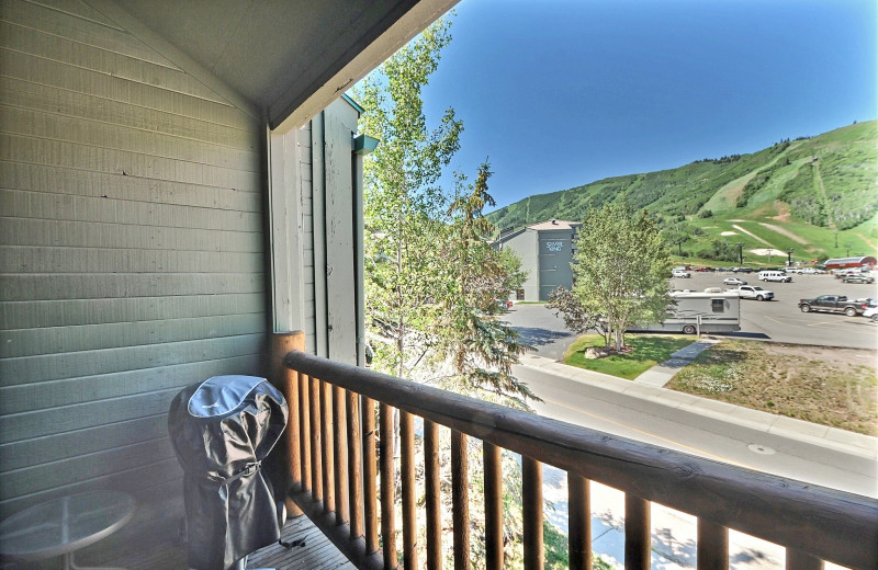 Rental balcony at Padzu Vacation Homes - Park City