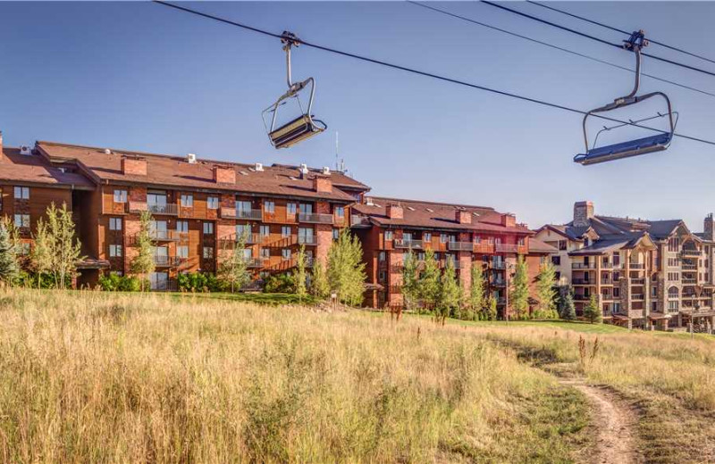 Ski lift at Bear Claw Condominiums.