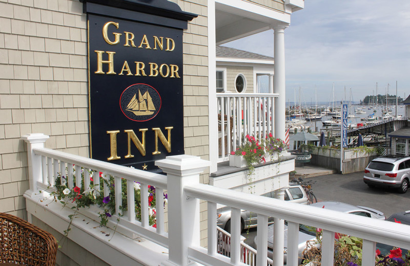 Balcony view at Grand Harbor Inn.