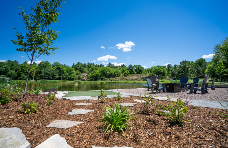 Patio at Taboo Muskoka.