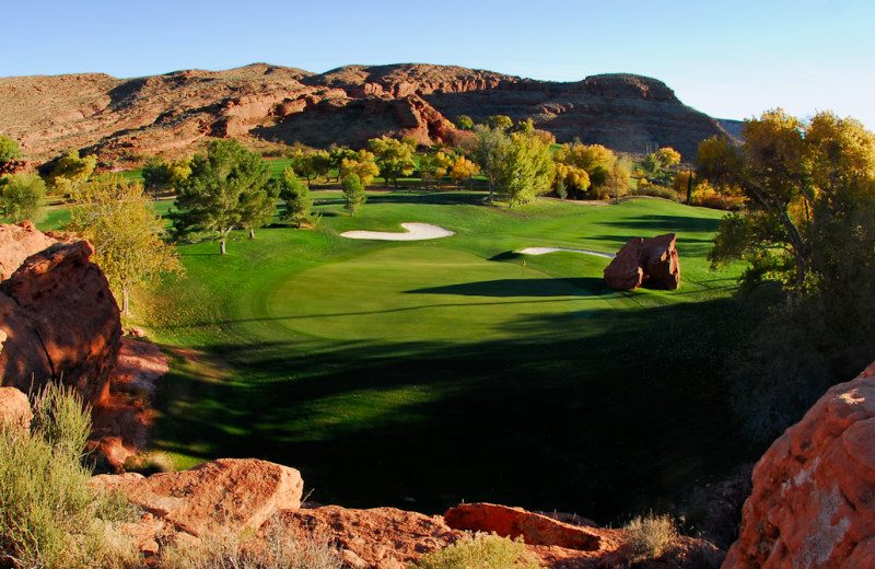 Golf course at The Best Western Abbey Inn Hotel.