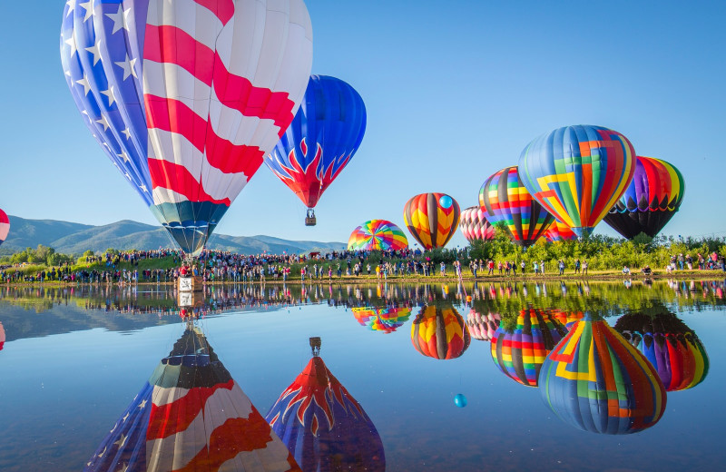 Balloons at Nomadness Rentals.