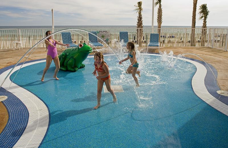 Splash pad at Splash Resort.
