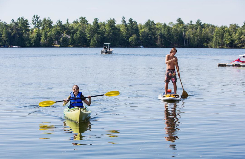 Kayaking at Great Blue Resorts- Lantern Bay Resort.