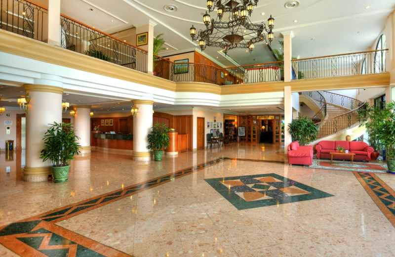 Lobby at Sunway Hotel - Phnom Penh.