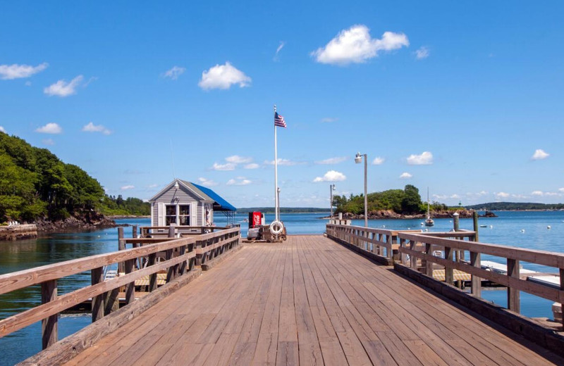 Dock at Inn at Diamond Cove.