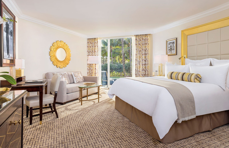 Guest room at Trump National Doral Miami.