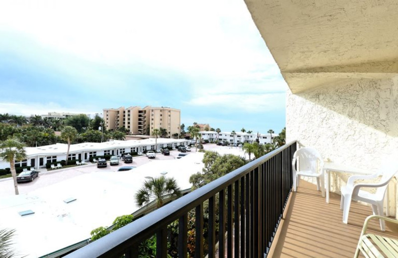 Rental balcony at El Presidente Condos.