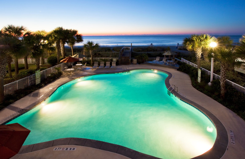 Outdoor pool at Holiday Inn Club Vacations South Beach Resort.