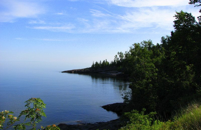 Lake view at Chateau LeVeaux.