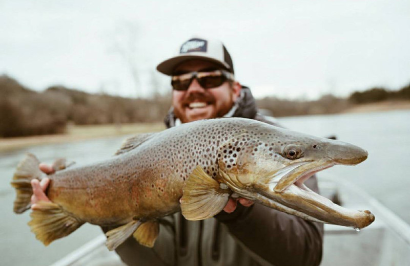 Fishing at PJ's White River Lodge.