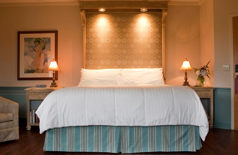 Guest room at La Tourelle Resort & Spa.