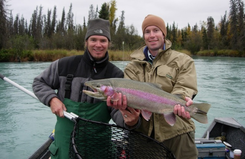 Fishing at Great Alaska Adventure Lodge.