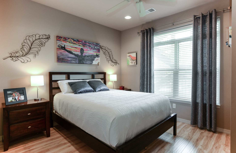 Rental bedroom at Branson Vacation Rentals.