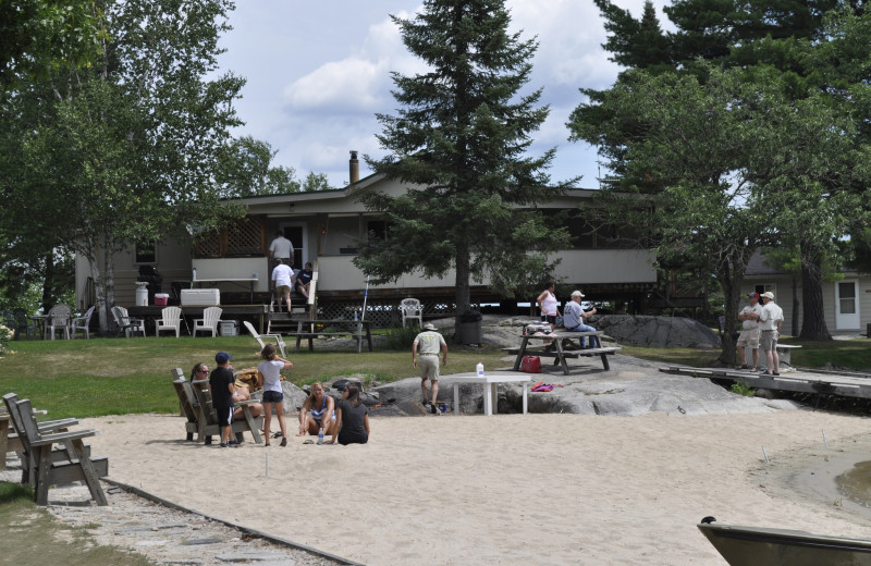 Exterior view of Ballard's Black Island.